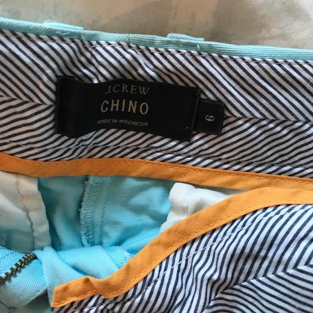 Blue chino J Crew shorts